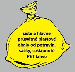 žluté pytle