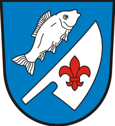 Znak obce Rybí - barva